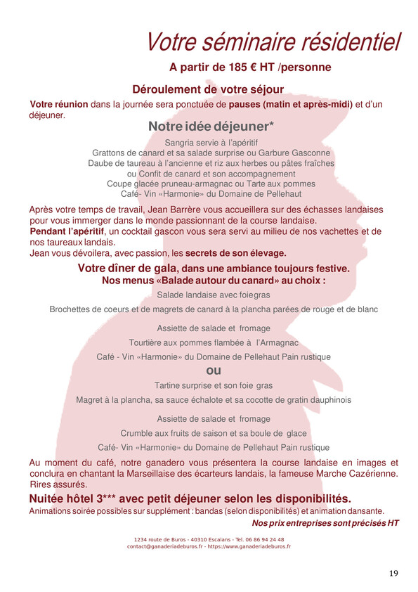 Menus entreprises — page 2